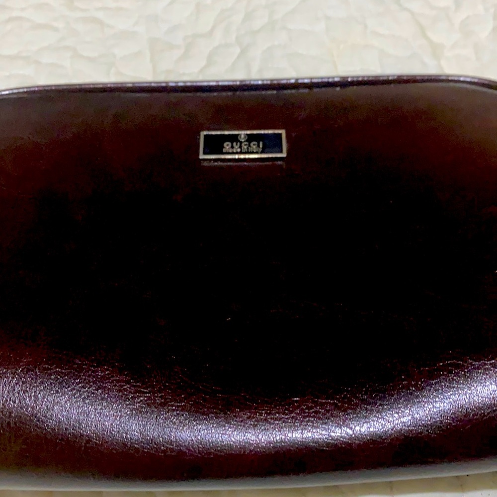 Gucci cosmetic case/clutch/crossbody bag.